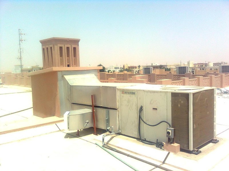 Package and ducted split units at Family Development Foundation, Al Ain